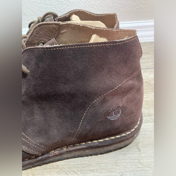 Timberland Smart Men’s Suede Chukka Leather Brown Comfort Ankle Boots, 13 M - Picture 6 of 10
